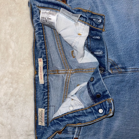 Vintage wedge straight cropped levy - Picture 5 of 5